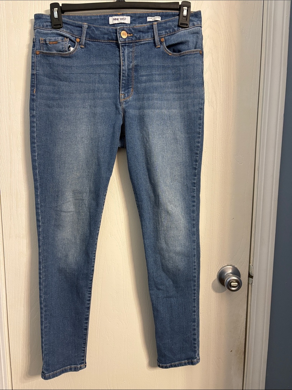 Nine West Blue Skinny Stretch Jeans